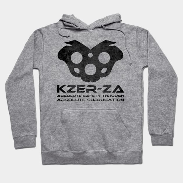 Kzer-Za Black Hoodie by talenlee